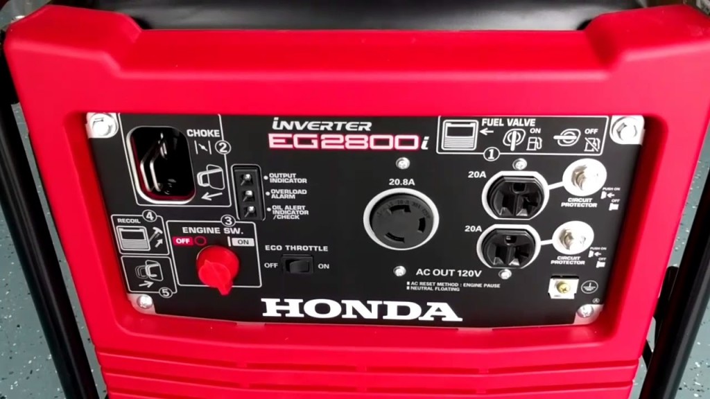 Operating EB2800i and EG2800i Generators Honda Lawn Parts Blog